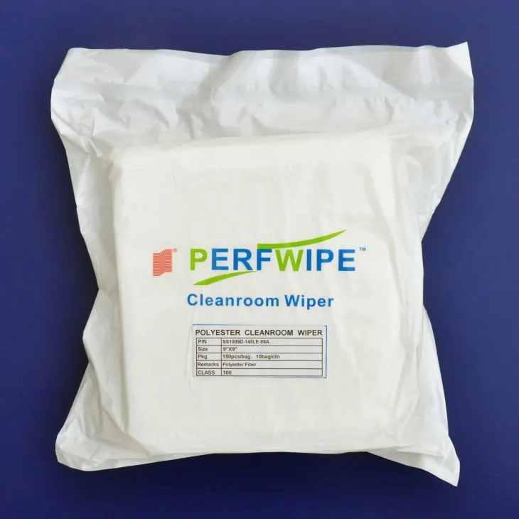 100 foiz Polyester toza salfetkalar, og'ir vaznli polyester salfetkalar